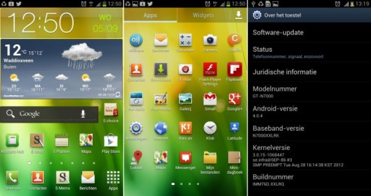 Update Galaxy Note to Android 4.0.4 ICS with XXLRQ Official Firmware [How to Install]