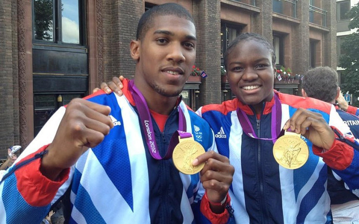 Anthony Joshua and Nicola Adams