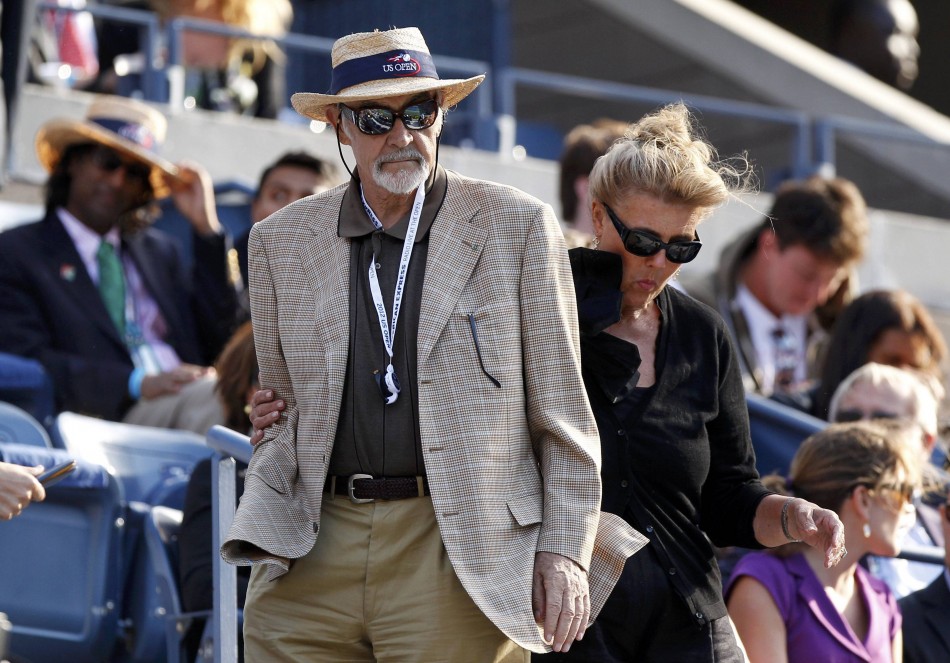 Sir Sean Connery and his wife Micheline Roquebrune