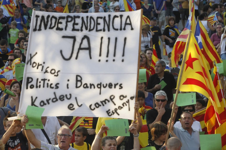 Calling for Catalonia independence