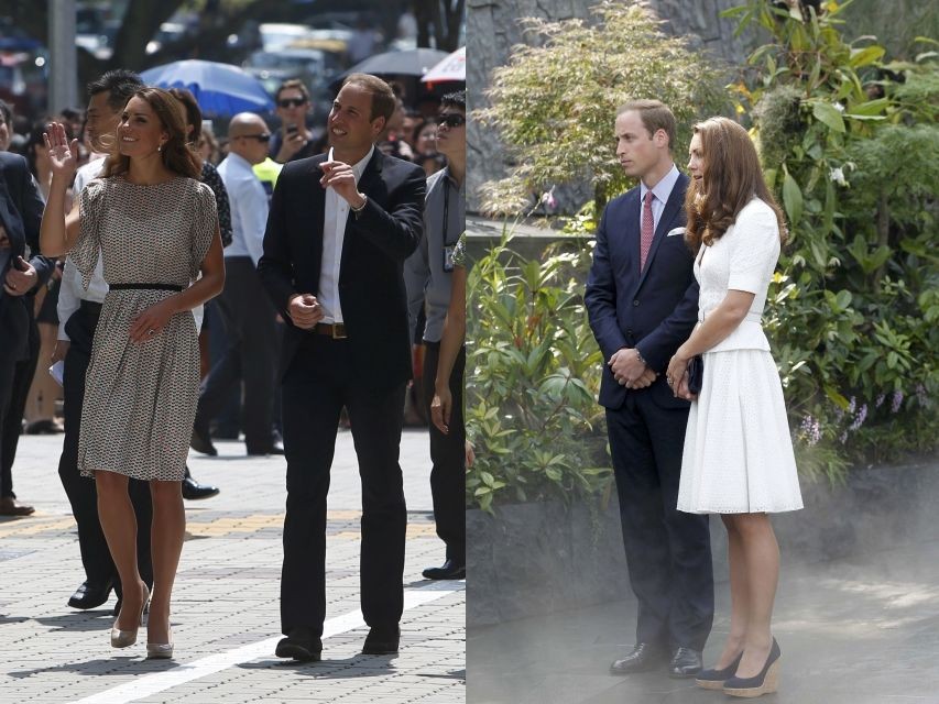 Kate Middleton and Prince William in Singapore