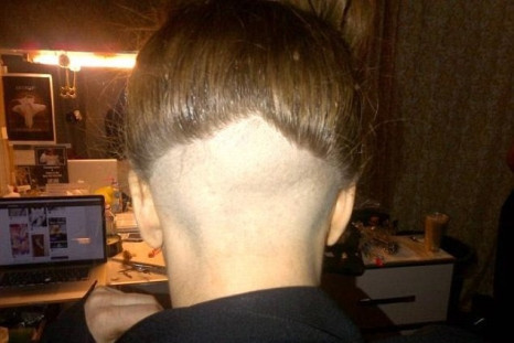 Lady Gaga shaved head