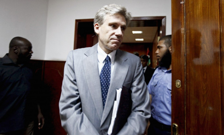 Christopher Stevens, the U.S. ambassador to Libya, leaves after a meeting in Tripoli Christopher Stevens, the U.S. ambassador to Libya, leaves after a meeting in Tripoli