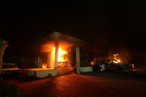 US consulate on fire in Benghazi