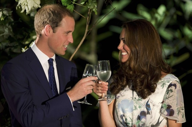 Prince William and Kate Middleton in Singapore.