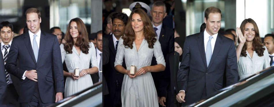 William and Kate Arrive in Malaysia