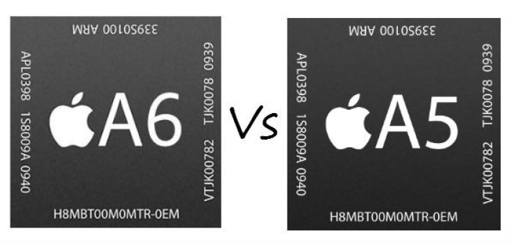 A6 versus A5 chip