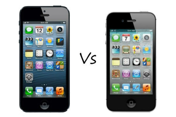 Apple iPhone 5 versus iPhone 4S