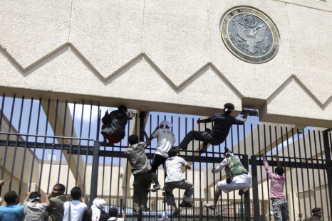 Protesters storm US embassay in Sana'a, Yemen
