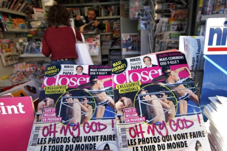 French Magazine Closer Carrying Kate Middleton's Topless Pictures Out on Stands