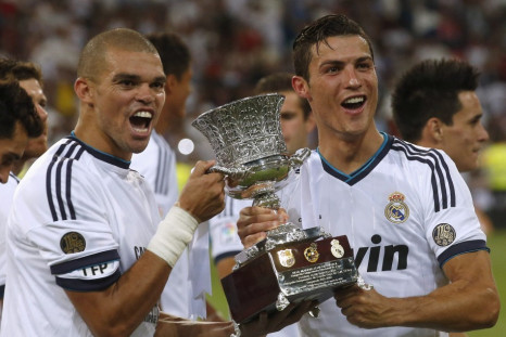 Real Madrid Celebrate Super Copa Win