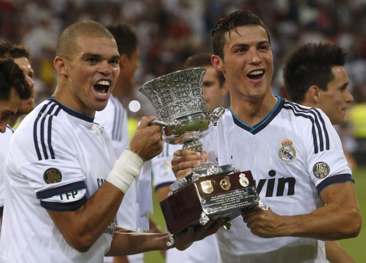 Real Madrid Celebrate Super Copa Win