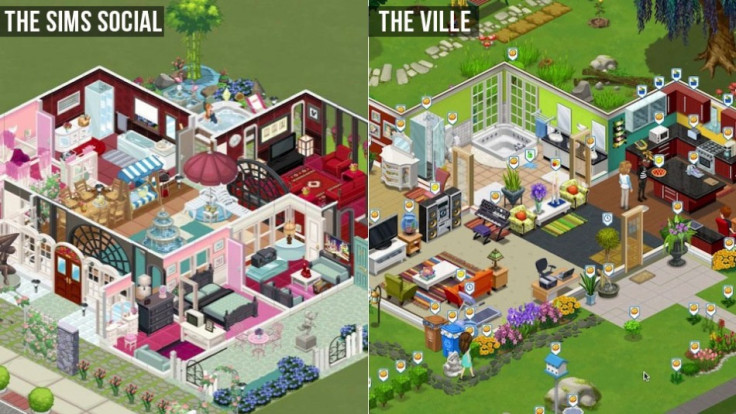 The Ville and Sims Social