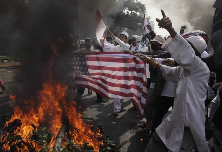 Indonesian Muslim protesters