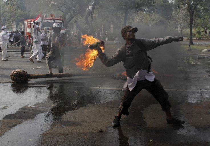 Indonesian Muslim protester