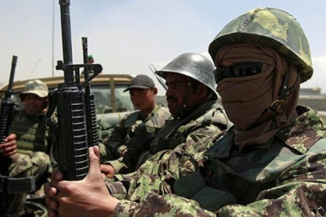 Afghan troops in Afghanistan