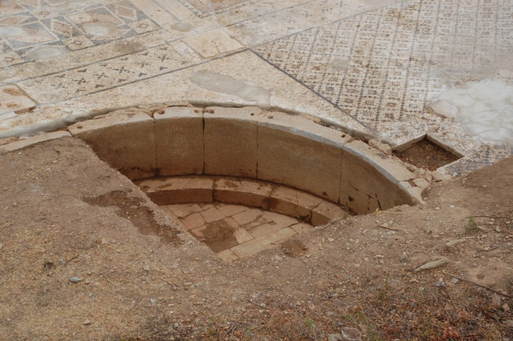 A Roman bath near the mosaic. Photo: University of Nebraska-Lincoln)