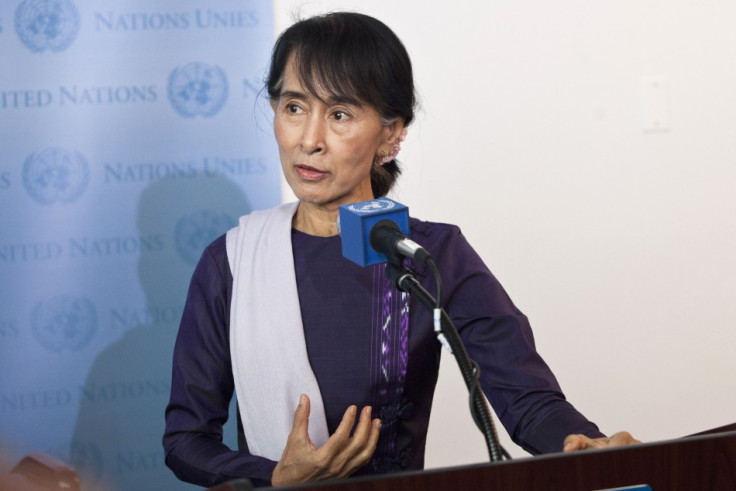 Suu Kyi, chairperson of Myanmar's National League for Democracy,
