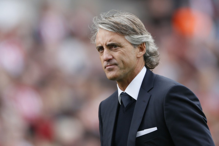 Manchester City boss Roberto Mancini