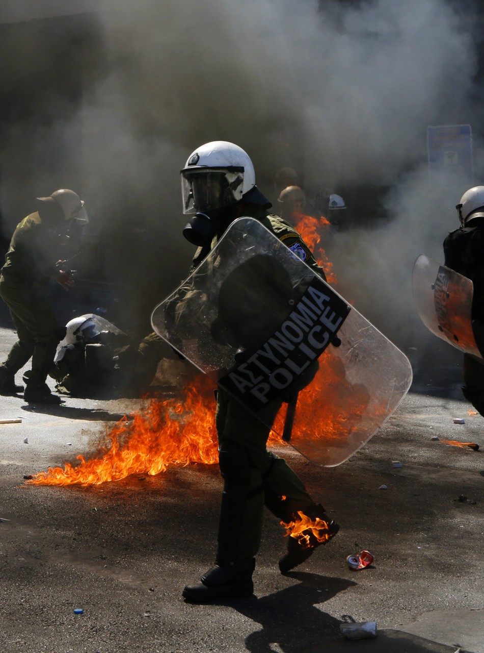 Athens burns during austerity protests