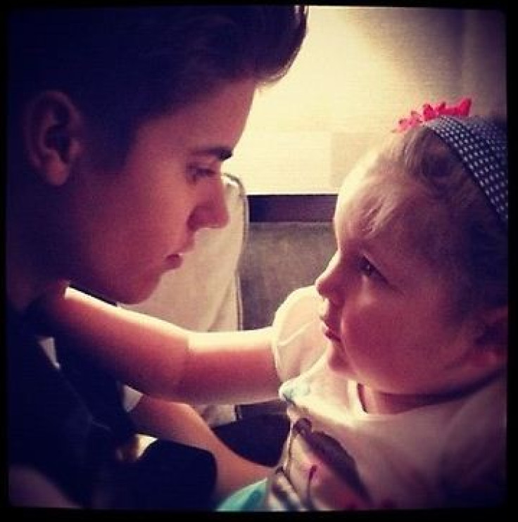 Justin Bieber with Avalanna Routh