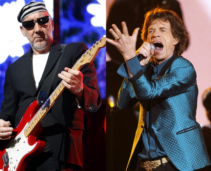 Pete Townshend Mick Jagger