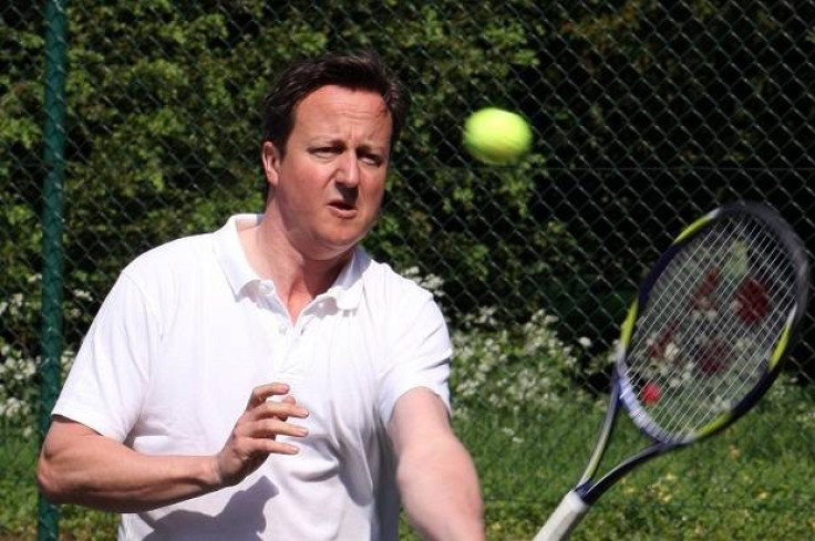 Top spin: PM Cameron on court