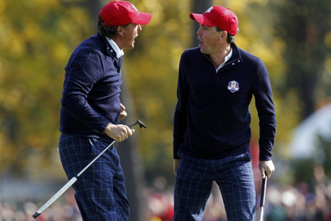 Keegan Bradley and Phil Mickelson