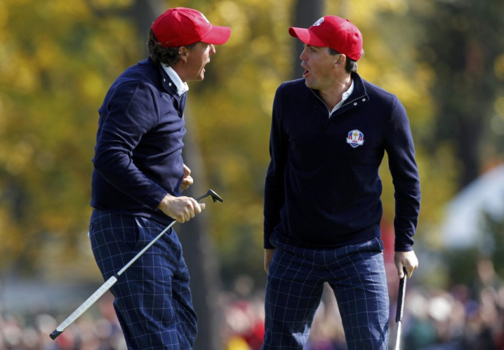 Keegan Bradley and Phil Mickelson