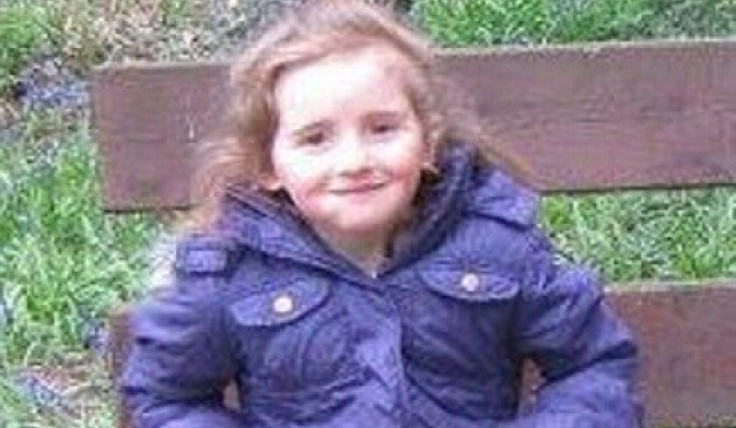 April Jones was last seen wearing a purple jacked near her home (Dyfed Powys Police)