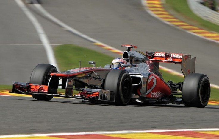 Jenson Button at Spa-Francorchamps