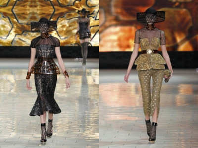 Paris Fashion Week 2012 Sarah Burtons Alexander McQueen Collection