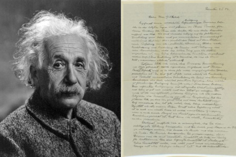 A letter handwritten by physicist Albert Einstein a year before his death, expressing his views on religion, will be auctioned. (Photo: Wikimedia Commons/Reuters)