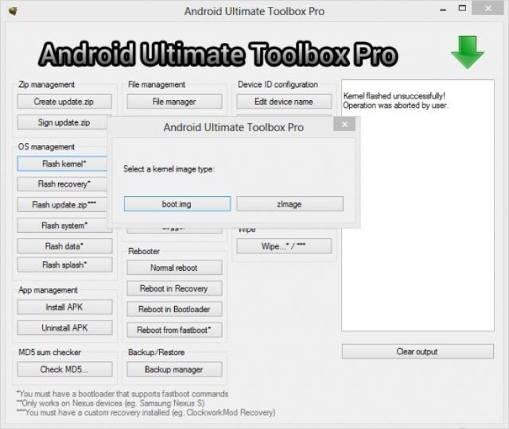 Quick Customise Your ROM with Android Ultimate Toolbox Pro