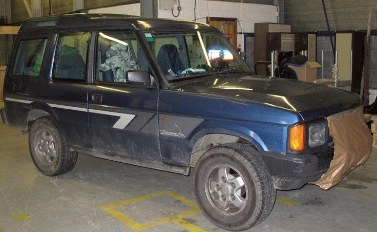 Mark Bridger’s Land Rover Discovery was recovered from a repair garage.