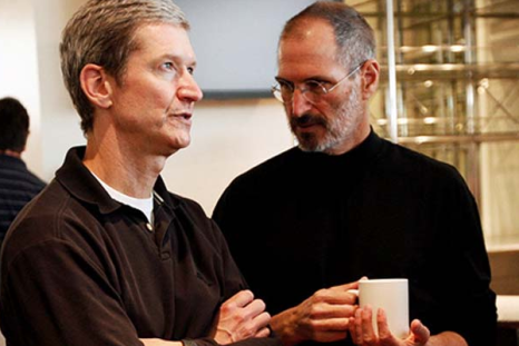 Steve Jobs and Tim Cook