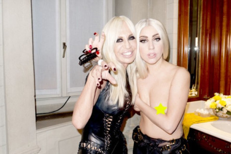 Lady Gaga and Donatella Versace