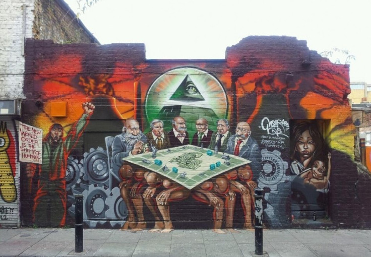 Mear One's mural on Hanbury Street has been slammed for its anti-Semitism (Photo: Reuters)