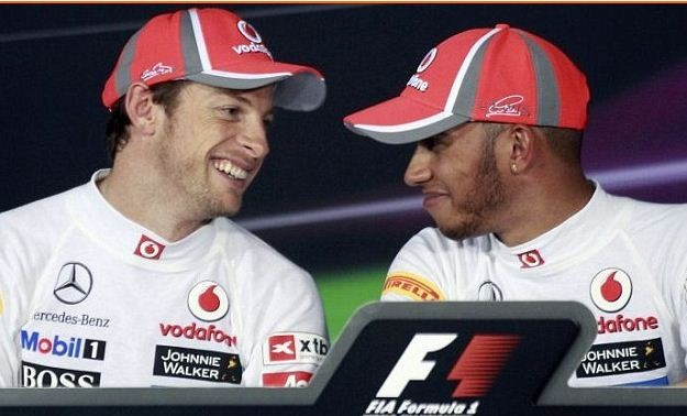 Lewis Hamilton and Jenson Button