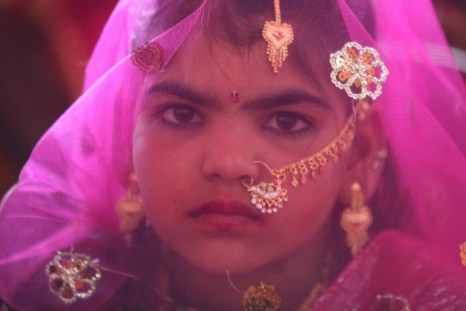 An Indian child bride