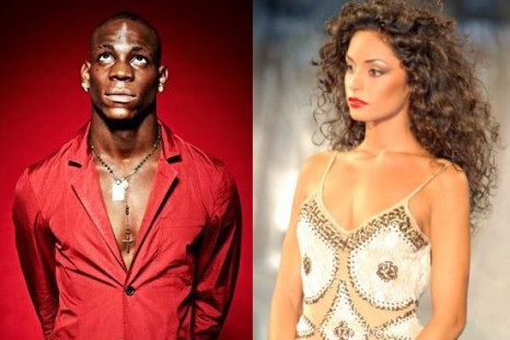 Mario Balotelli (L) and Raffaella Fico