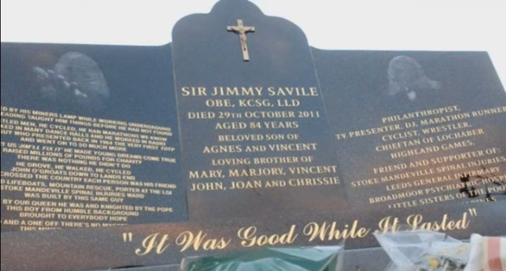 Jimmy Savile headstone