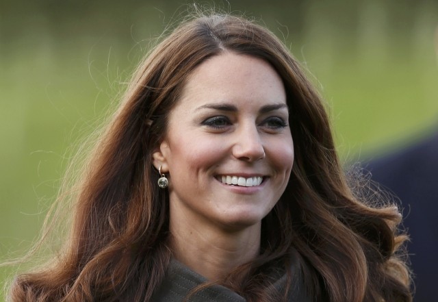 Kate Middleton Meets Football Players