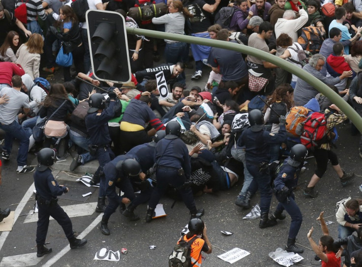 Madrid riots