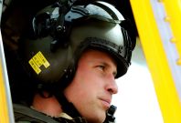 Prince William is serving as a search and rescue helicopter pilot, based at RAF Valley on Anglesey (Reuters)