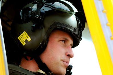 Prince William is serving as a search and rescue helicopter pilot, based at RAF Valley on Anglesey (Reuters)