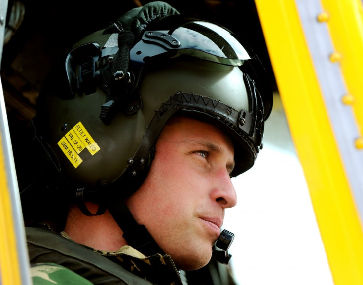 Prince William is serving as a search and rescue helicopter pilot, based at RAF Valley on Anglesey (Reuters)