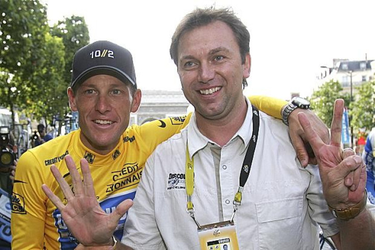 Lance Armstrong and Johan Bruyneel