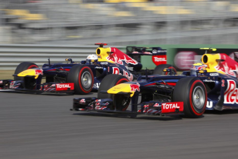 Mark Webber and Sebastian Vettel
