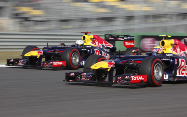 Mark Webber and Sebastian Vettel